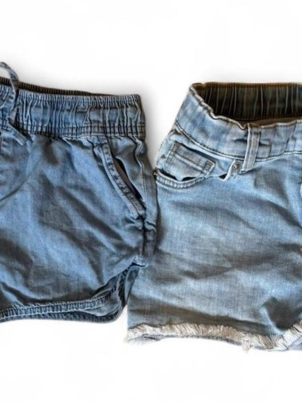 Light Blue Denim Shorts girls size 10 summer Jean